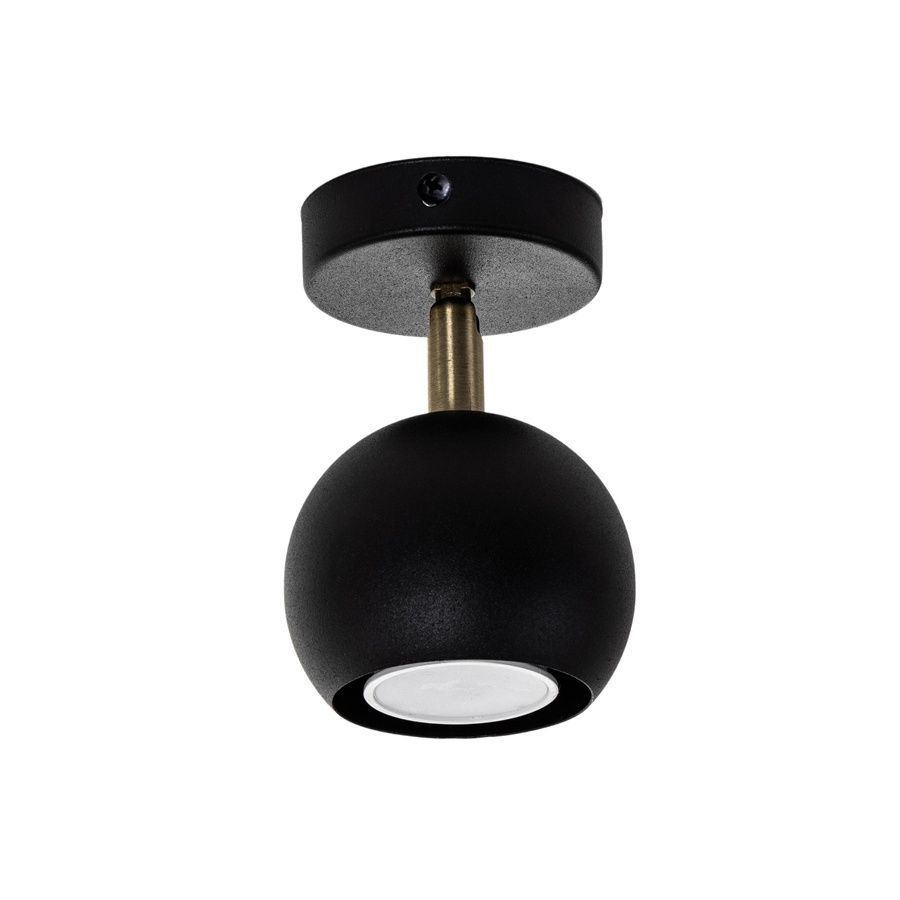 Бра (світильник настінний) Bowl GU10 W90 Black 1313211 фото