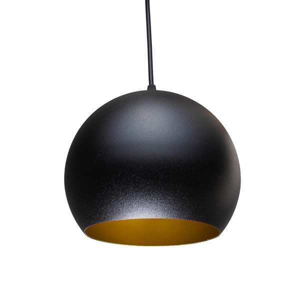 Світильник підвісний (люстра) Bowl P200 Black/Gold 1312414 фото